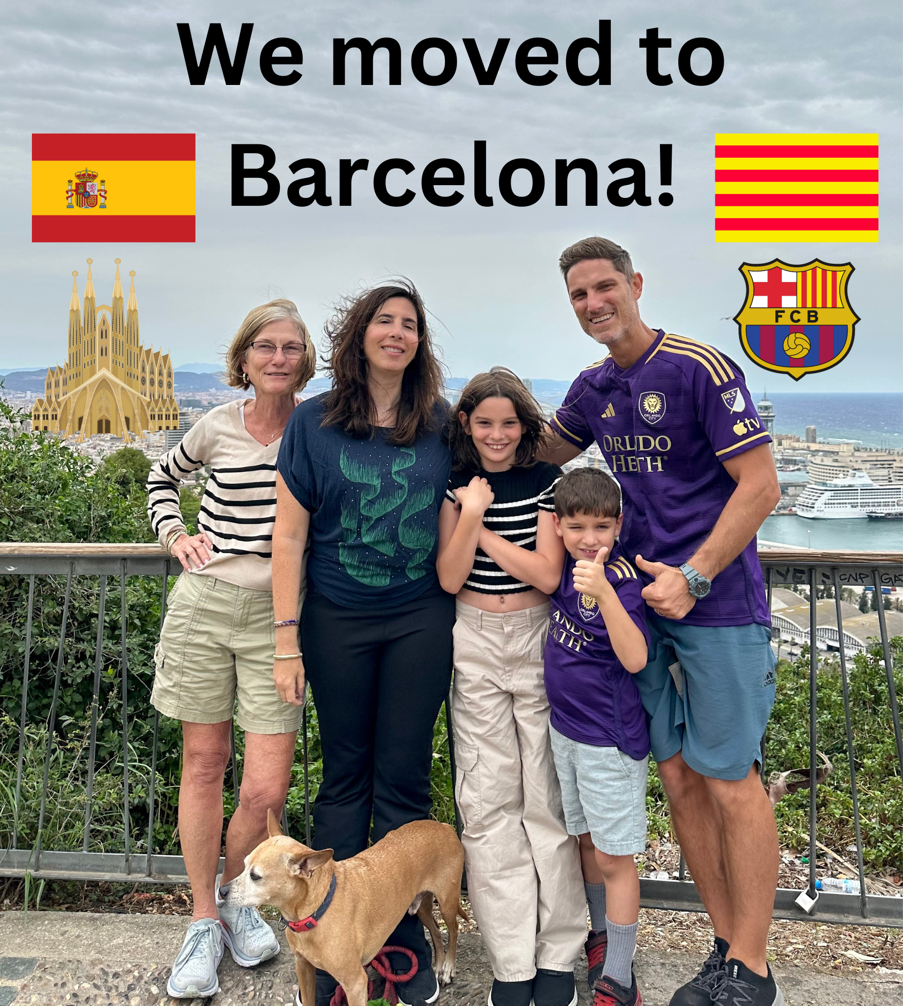 We moved to Barcelona!